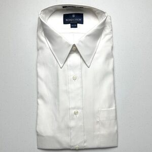NWT Nordstrom Men's White Dress Shirt Size 16 1/2  - 34